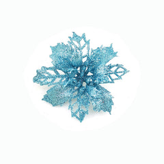 Glitter Artificial Christmas Flowers