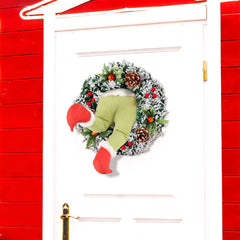 Christmas Thief Wreath Christmas