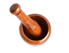 Household Kitchen Wood Tamping Meshed Garlic Device