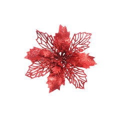Glitter Artificial Christmas Flowers