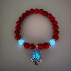 Glow In The Dark Natural Stone Bracelet