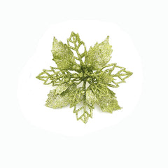 Glitter Artificial Christmas Flowers