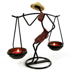 Candle Holder Romantic Candle Holder Carrying Girl Decoration