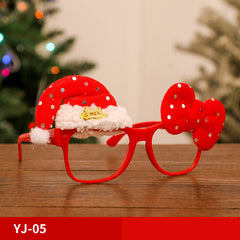 Christmas Glasses Frame