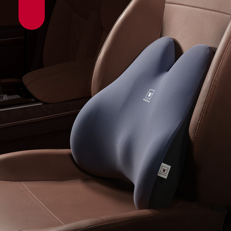 Car Back Pillow Lumbar Support Seat Cushion Car Neck Pillow Memory Foam Ergonomics Car Pillows For Driver Chair Cushion Comfort