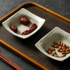 Original Jingdezhen Ceramics Clay Square Dish