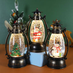 Christmas Clothes Crystal Ball Luminous Oil Lamp