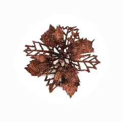 Glitter Artificial Christmas Flowers