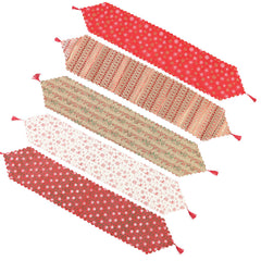 Snowflake with Tassel Table Mat