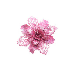 Glitter Artificial Christmas Flowers