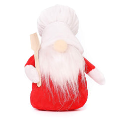 Christmas Decoration Crafts Chef Hat Santa Faceless Doll