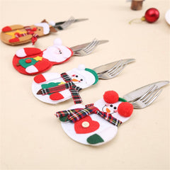 Santa Claus Fork Knife Holder