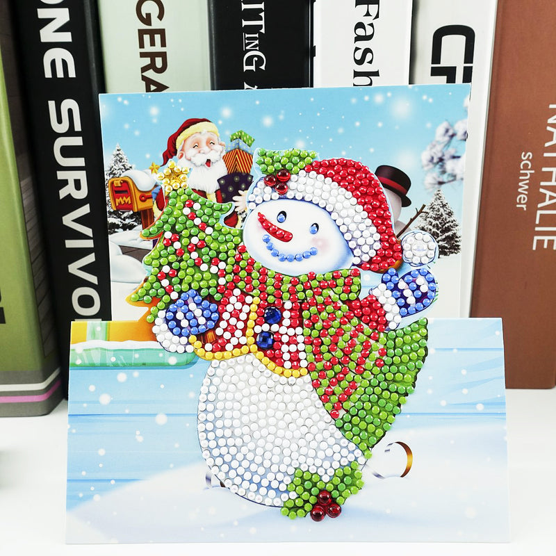 Christmas DIY Painting Greeting Cards