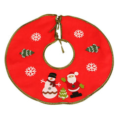 Christmas Decorations 46CM Non-woven Fabric Christmas-tree Skirt