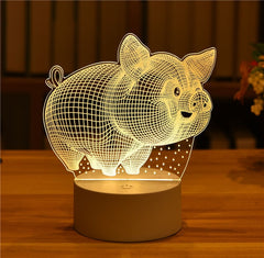 3D Led Night Light Model Toys