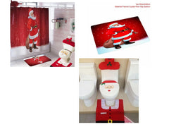 Merry Christmas Bathroom Decoration