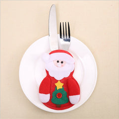Santa Claus Fork Knife Holder