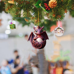 Dragon Egg Acrylic Christmas Ornament