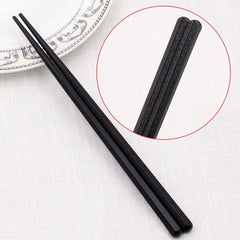 10 Pairs Japanese Chopsticks Non-Slip Sushi Food Sticks Chop