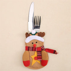 Santa Claus Fork Knife Holder