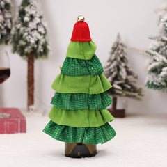 Christmas Decorations Forest Man Cake Dress Bottle Cover