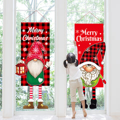 Christmas Decorations Faceless Doll Hanging Feet Doll Flag