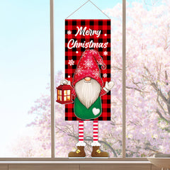 Christmas Decorations Faceless Doll Hanging Feet Doll Flag