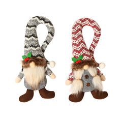 Christmas Decorative Creative Couple Doll Curtain Hug