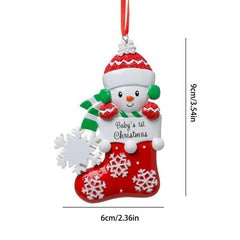 Christmas Hanging Ornament Mini Socks