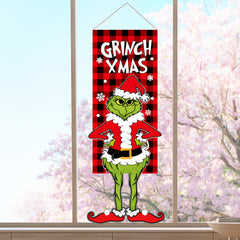 Christmas Decorations Faceless Doll Hanging Feet Doll Flag
