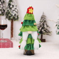 Christmas Decorations Forest Man Cake Dress Bottle Cover