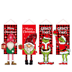 Christmas Decorations Faceless Doll Hanging Feet Doll Flag