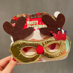 Christmas Glasses Frame Female Elk Dress Up Gift Party Glasses