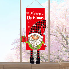 Christmas Decorations Faceless Doll Hanging Feet Doll Flag