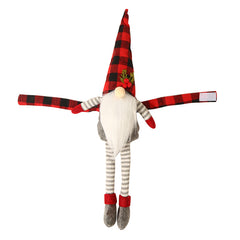 Christmas Decorations Couple Plaid Curtain Buckle