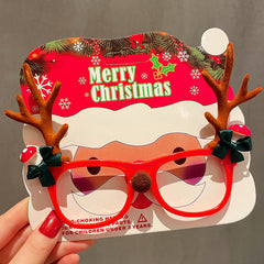 Christmas Glasses Frame Female Elk Dress Up Gift Party Glasses