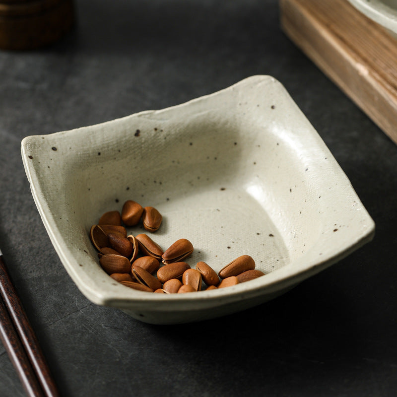 Original Jingdezhen Ceramics Clay Square Dish