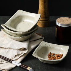 Original Jingdezhen Ceramics Clay Square Dish