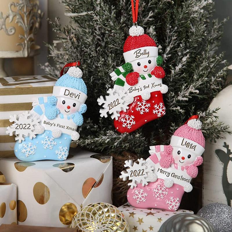 Christmas Hanging Ornament Mini Socks