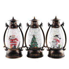Christmas Clothes Crystal Ball Luminous Oil Lamp