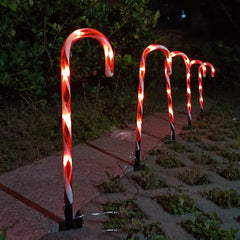Solar Powered Cane String Lights