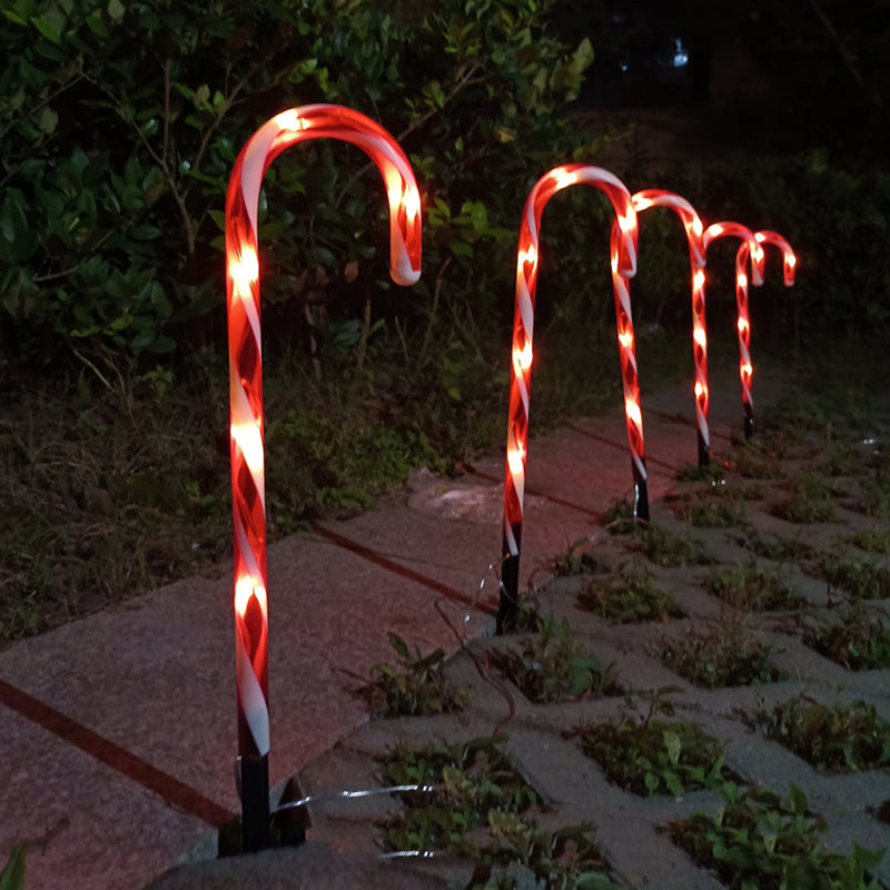 Solar Powered Cane String Lights