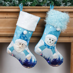 Glowing Large Christmas Socks