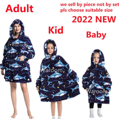 Oversized Hoodie Warm Blankets