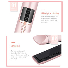 Portable Hair Curler  Straightener