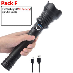 Waterproof Rechargeable Flashlight