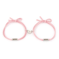 Couple Magnet Hand Woven Rope Bracelets