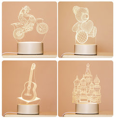 3D Lamp LED Light