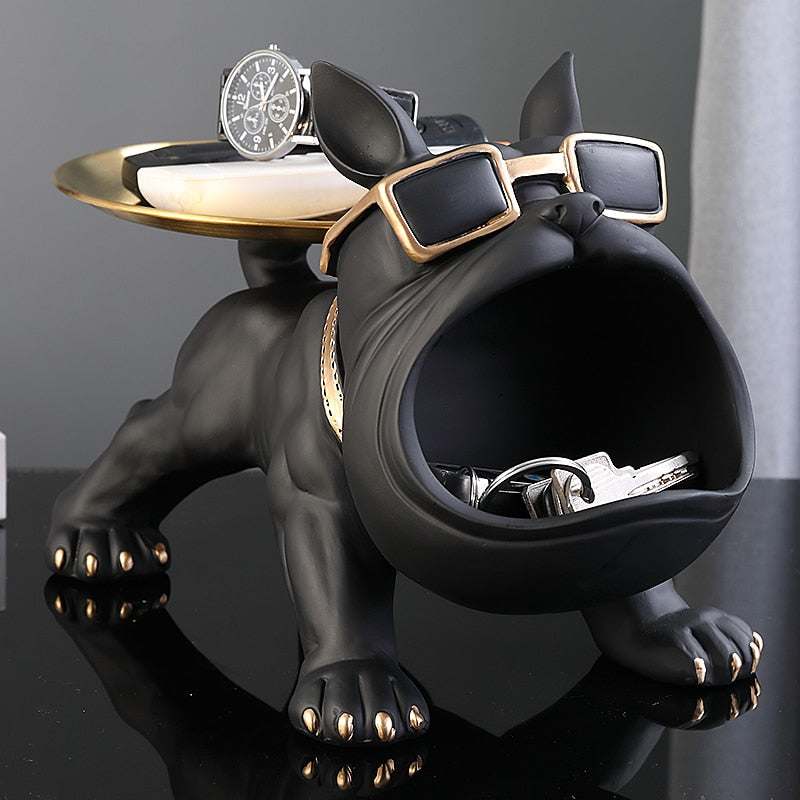 Cool French Bulldog Statue Storage