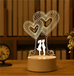 3D Led Night Light Model Toys